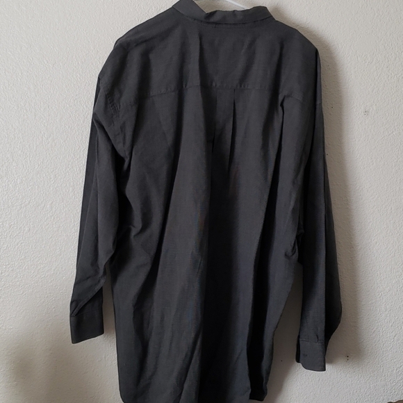 Cutter & Buck 4XB/4TG Long Short Sleeve Green & Black Microcheck Shirt - Picture 2 of 7